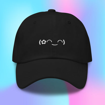 Smiley Flower Kaomoji Hat